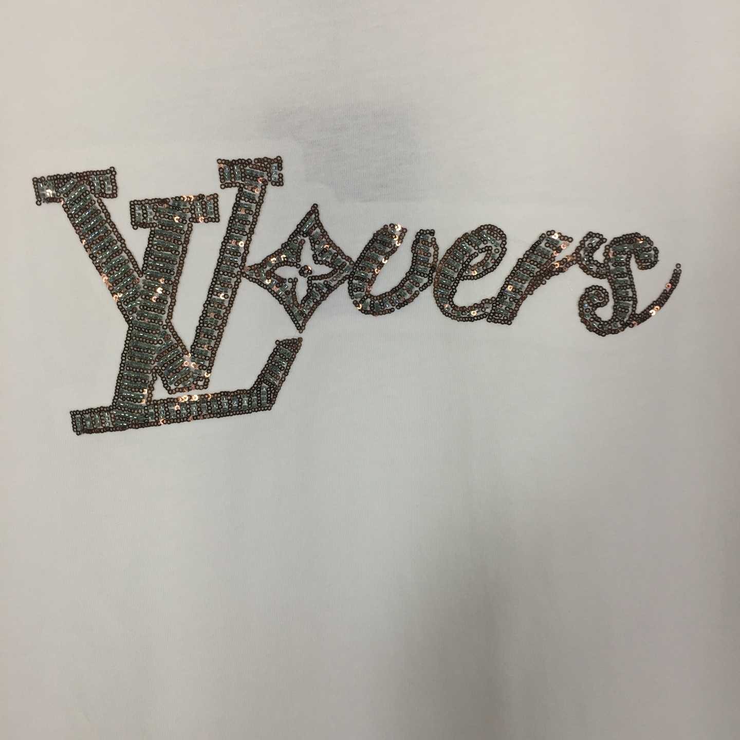 Louis Vuitton LV Vers Embellished Short-Sleeved T-Shirt   - FashionPlug