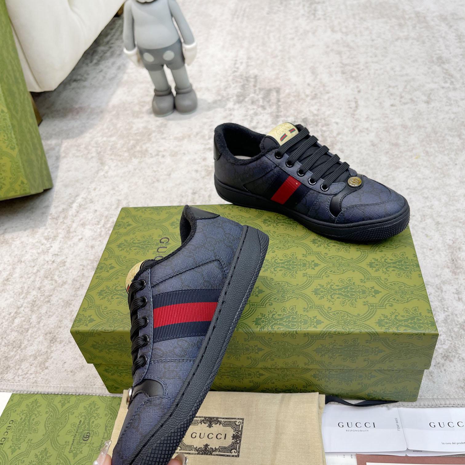 Gucci Men's Screener Sneaker  - FashionPlug