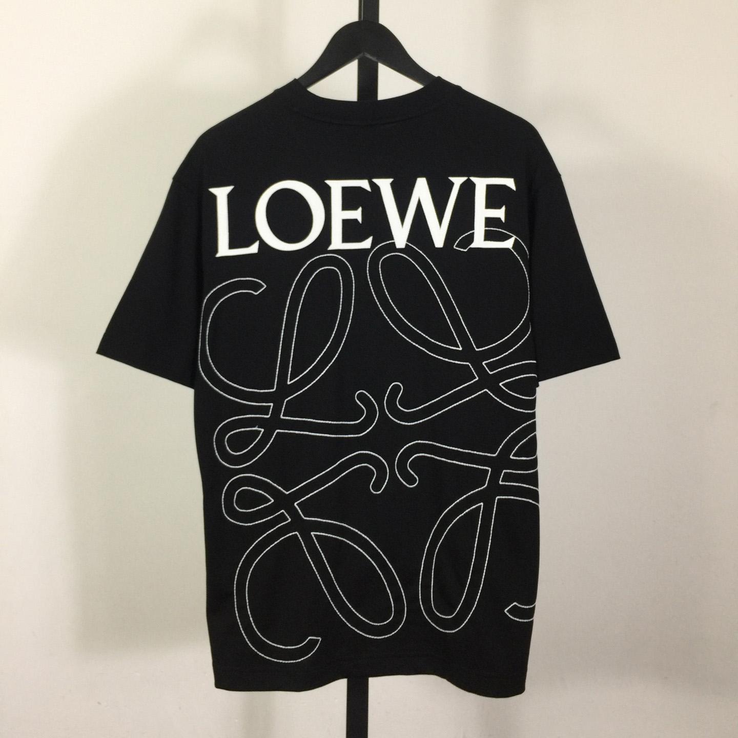 Loewe Loose Fit T-shirt In Cotton - FashionPlug