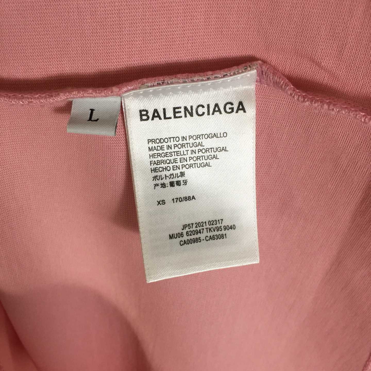 Balenciaga Cotton T-Shirt Medium Fit - FashionPlug