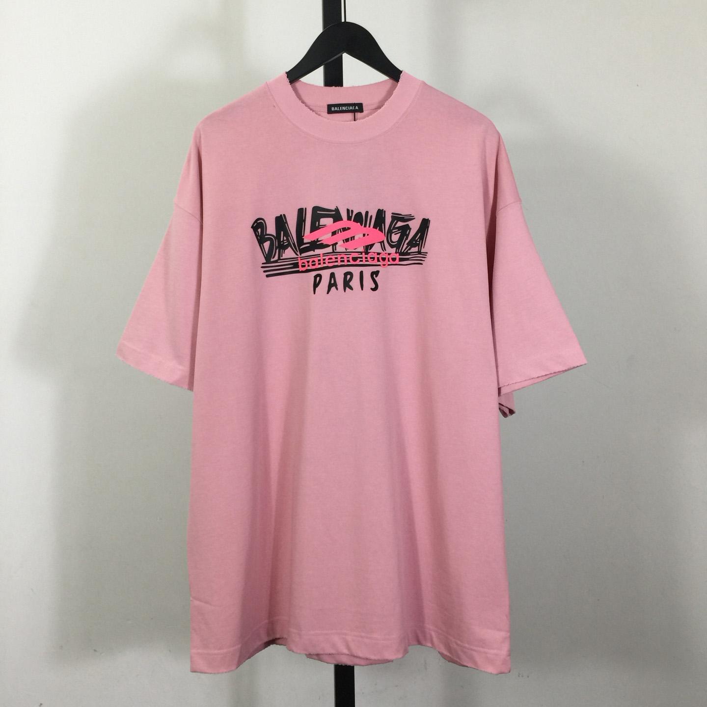 Balenciaga Cotton T-Shirt Medium Fit - FashionPlug