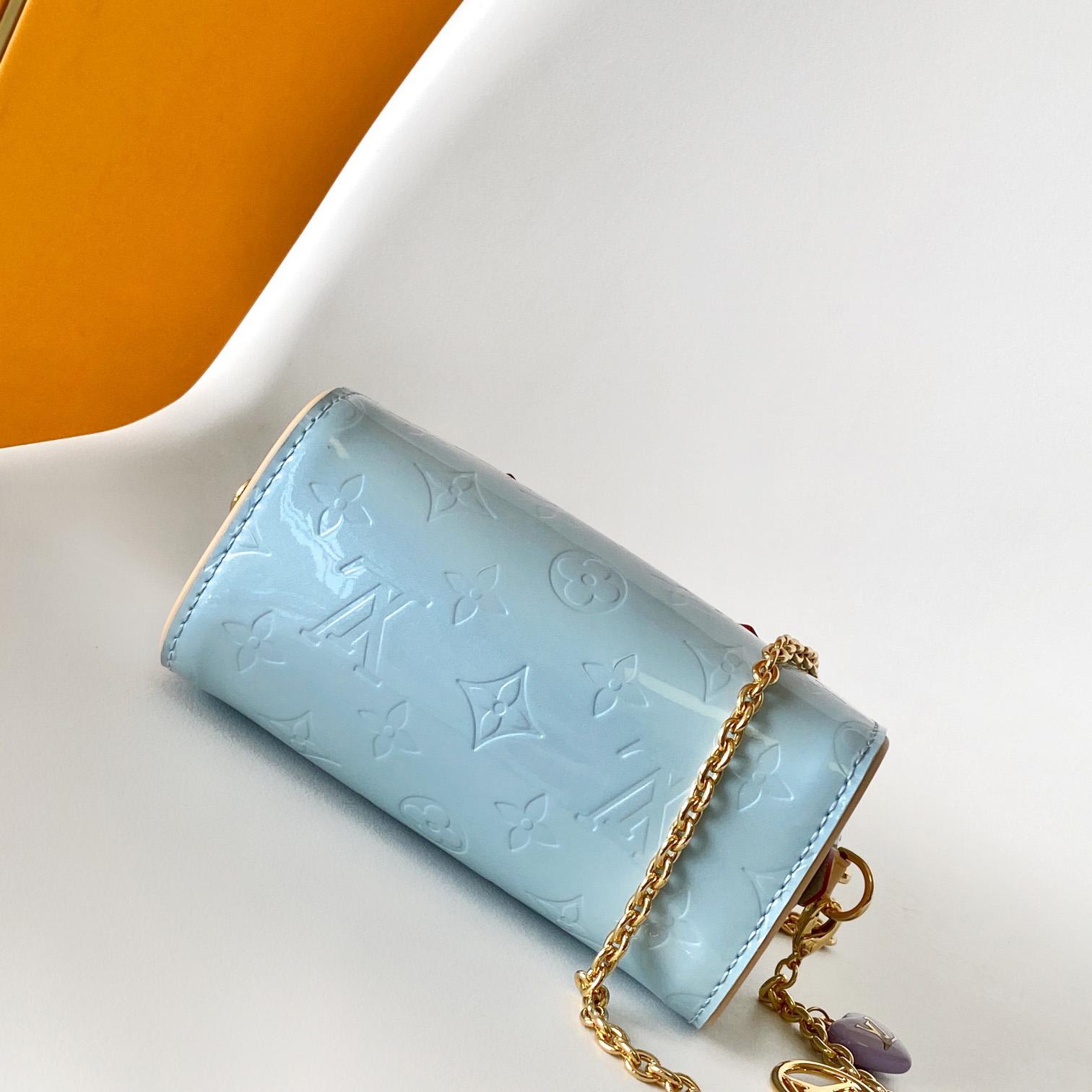 Louis Vuitton Nano Speedy Monogram Vernis Leather  16x10x7.5cm  M83000 - FashionPlug