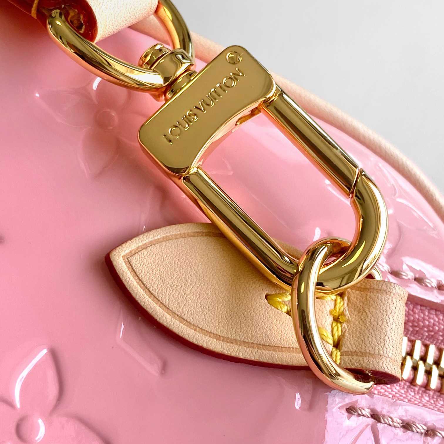 Louis Vuitton Nano Speedy Monogram Vernis Leather  16x10x7.5cm  M81879 - FashionPlug