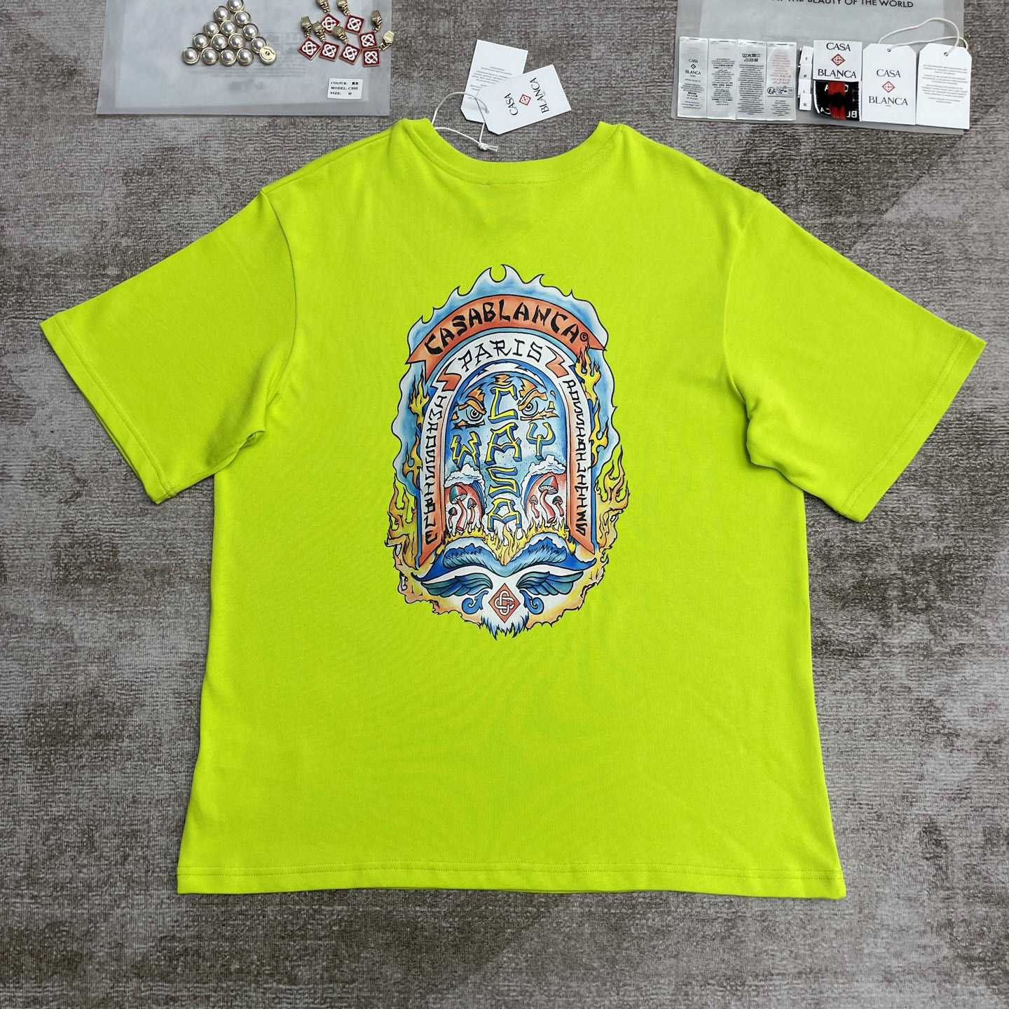 Casablanca Casa Way Skate Printed T-shirt   C980 - FashionPlug