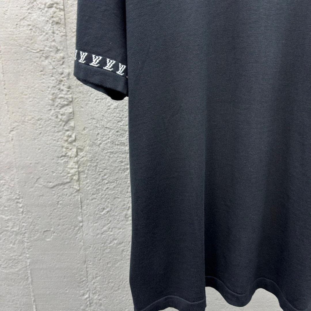 Louis Vuitton Short-Sleeved Cotton Crewneck  1AGKMG - FashionPlug