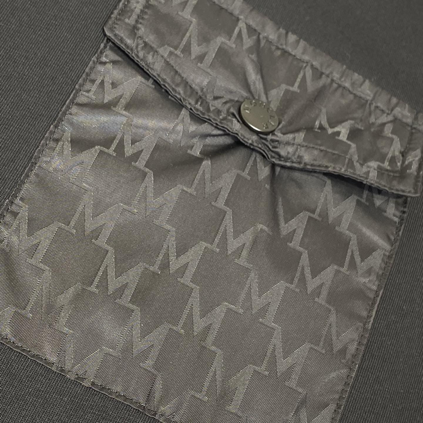 Moncler Monogram Cotton T-shirt With Pocket - FashionPlug