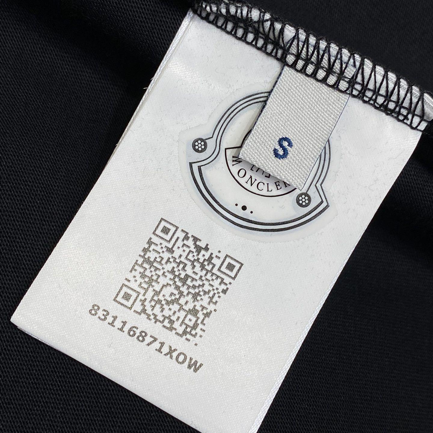 Moncler Monogram Cotton T-shirt With Pocket - FashionPlug