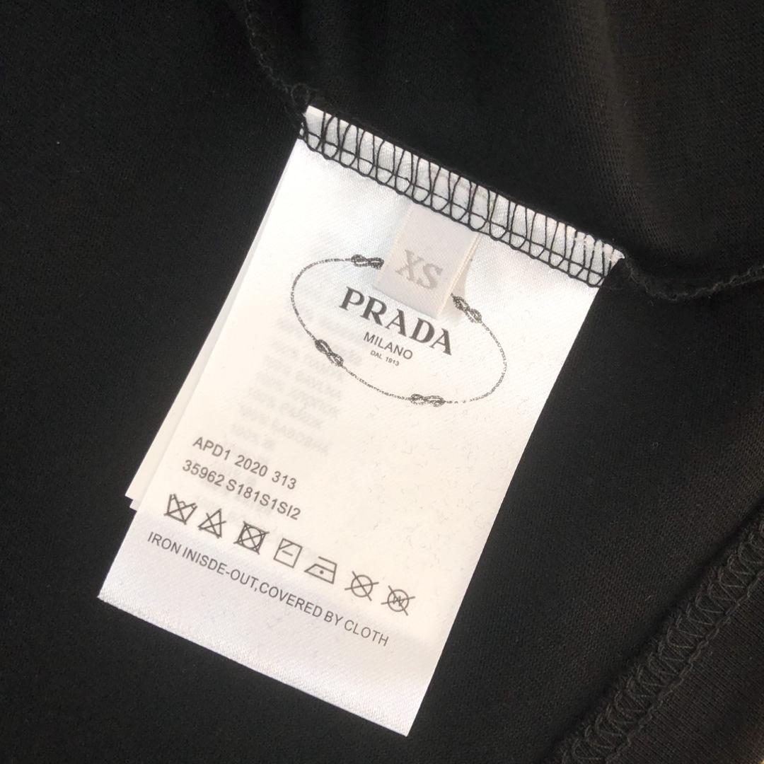 Prada Cotton  T-shirt  - FashionPlug