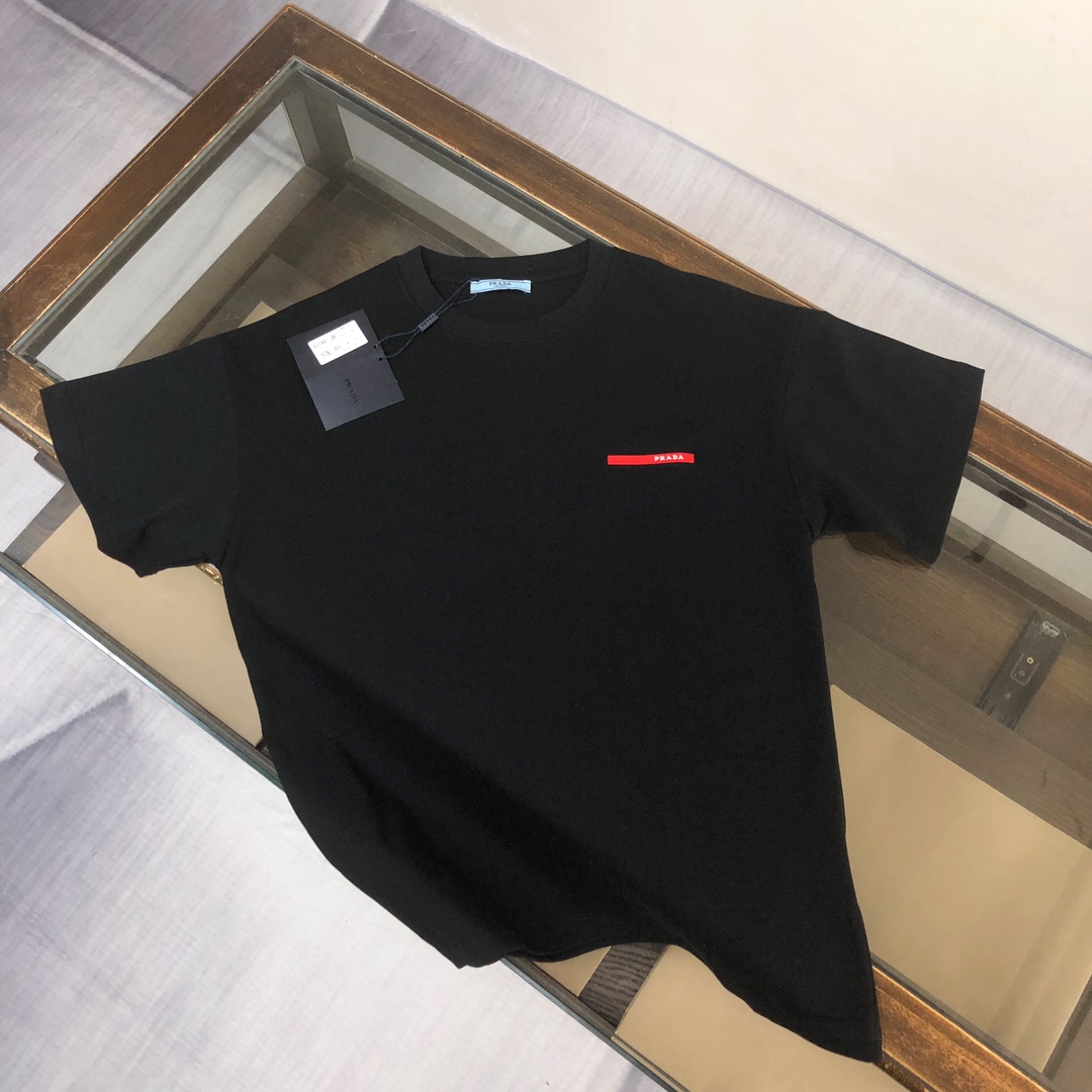 Prada Cotton  T-shirt  - FashionPlug