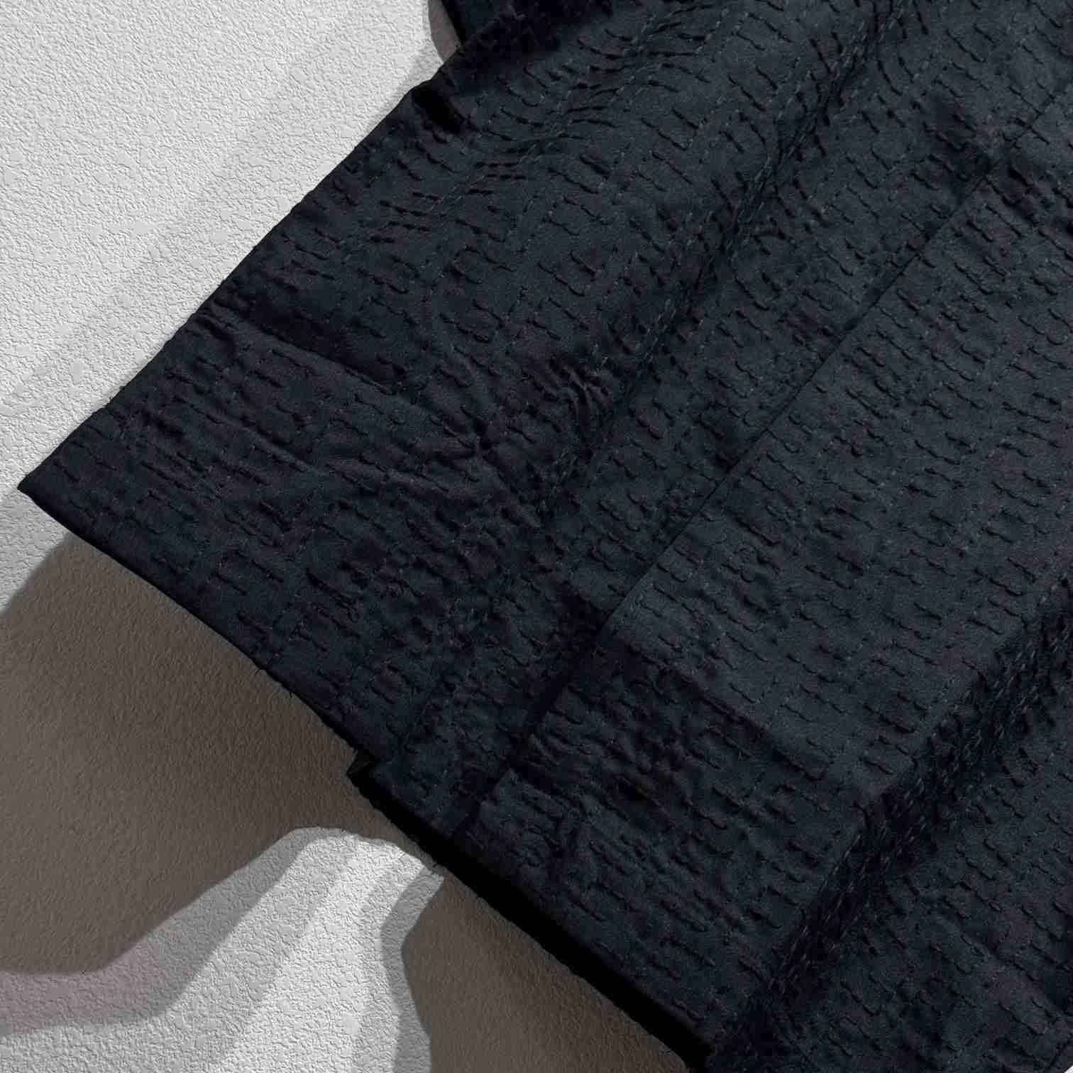 Fendi Black Linen FF Jacquard Shirt - FashionPlug