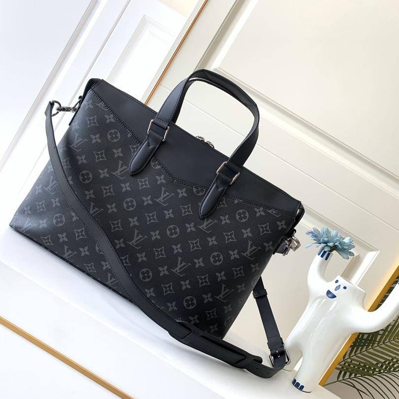 Louis Vuitton Monogram Eclipse Briefcase  39x28x11cm  M40566 - FashionPlug