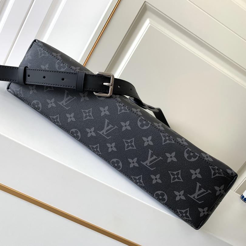 Louis Vuitton Monogram Eclipse Briefcase  39x28x11cm  M40566 - FashionPlug