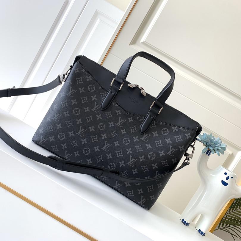 Louis Vuitton Monogram Eclipse Briefcase  39x28x11cm  M40566 - FashionPlug