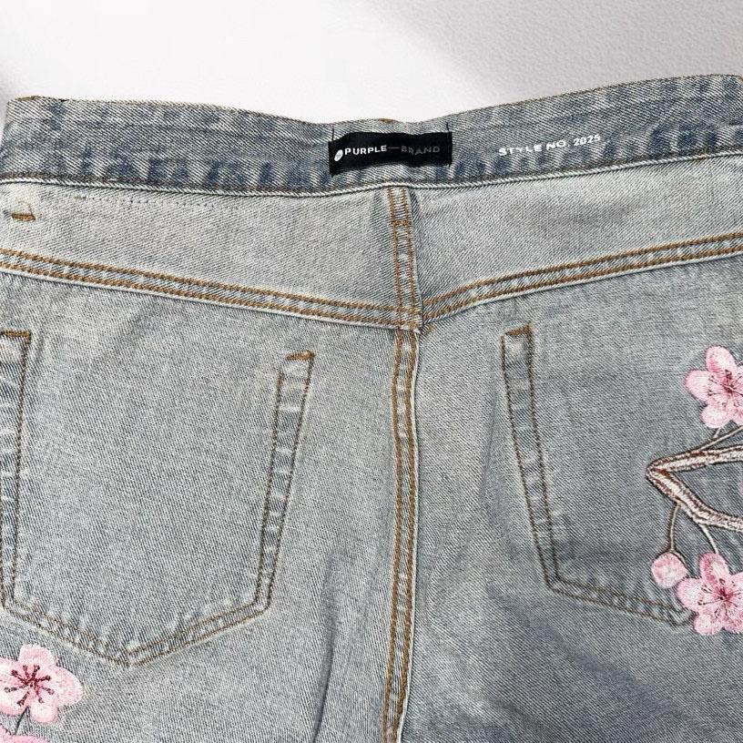 Purple-Brand Denim Shorts    1365 - FashionPlug