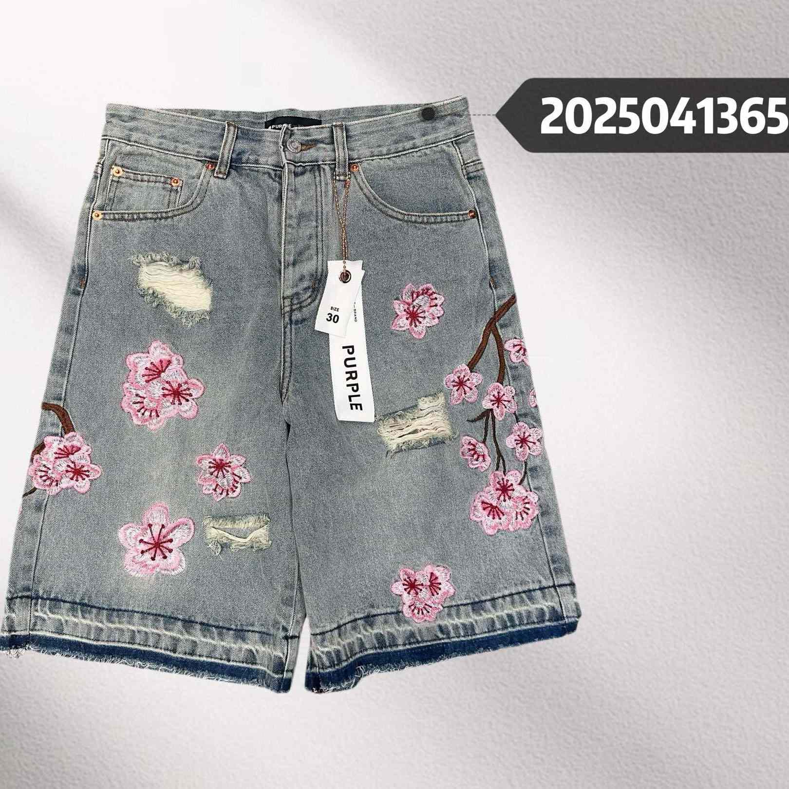 Purple-Brand Denim Shorts    1365 - FashionPlug