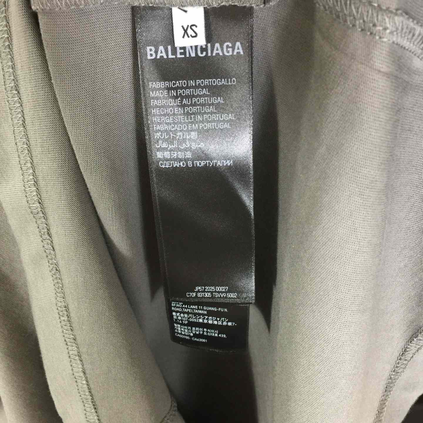 Balenciaga New Balenciaga Back T-Shirt Medium Fit - FashionPlug