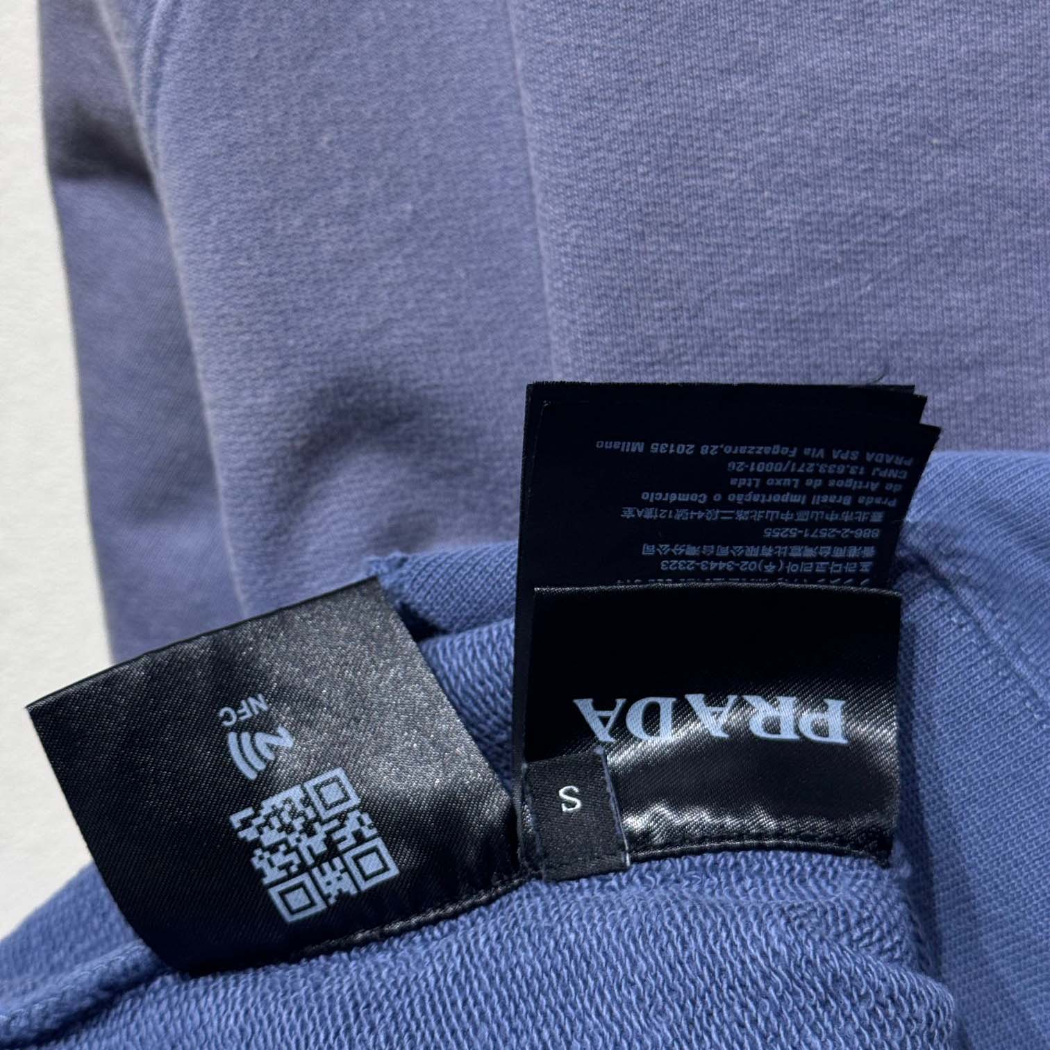 Prada Cotton Fleece Sweatshirt - FashionPlug