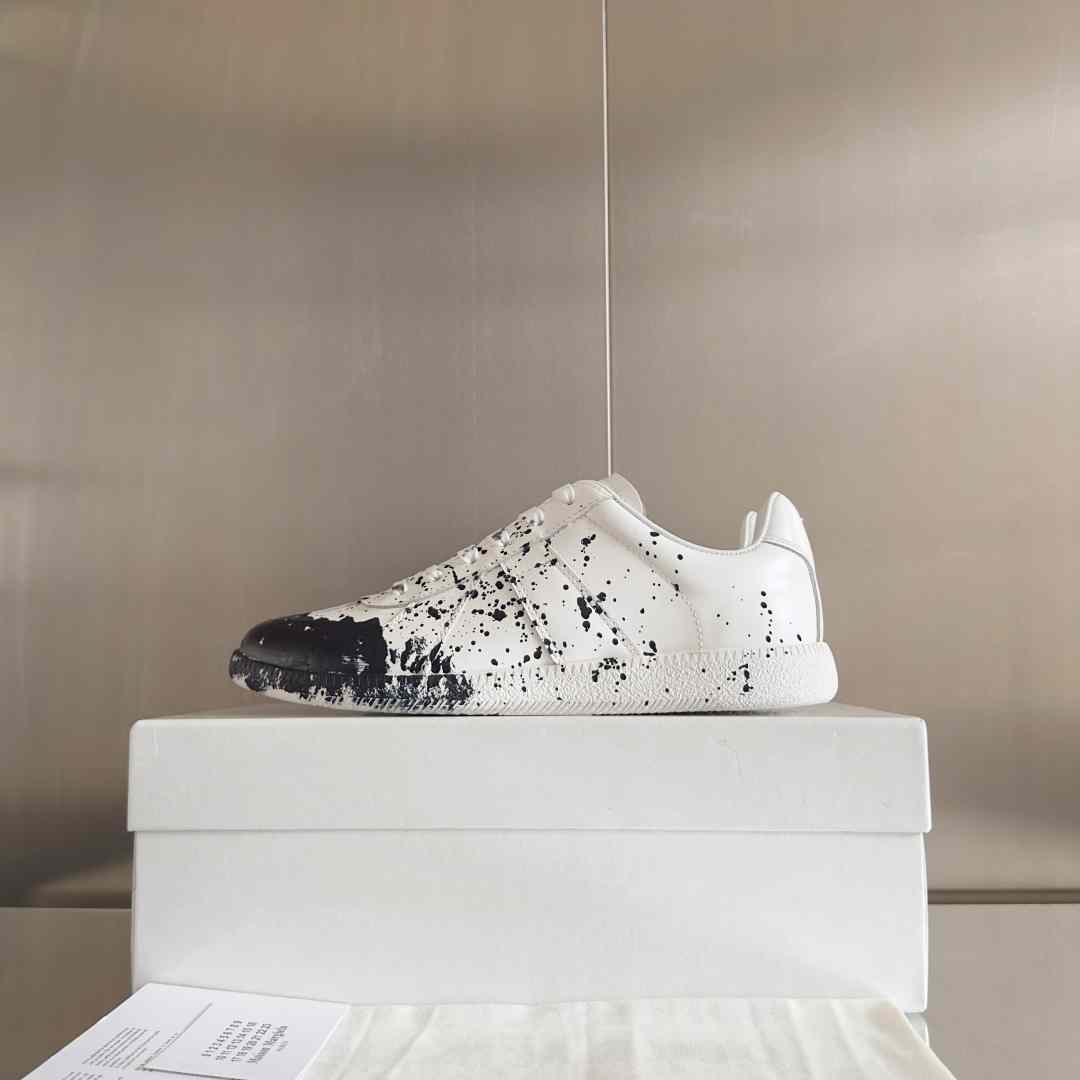 Maison Margiela Replica 'Paint Splatter - White Black' - FashionPlug