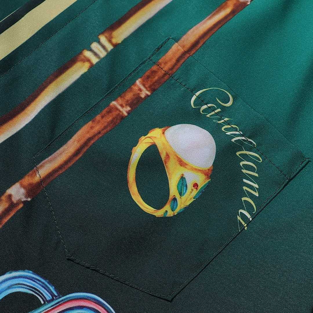 Casablanca La Boite A Bijoux Silk Shirt     - FashionPlug