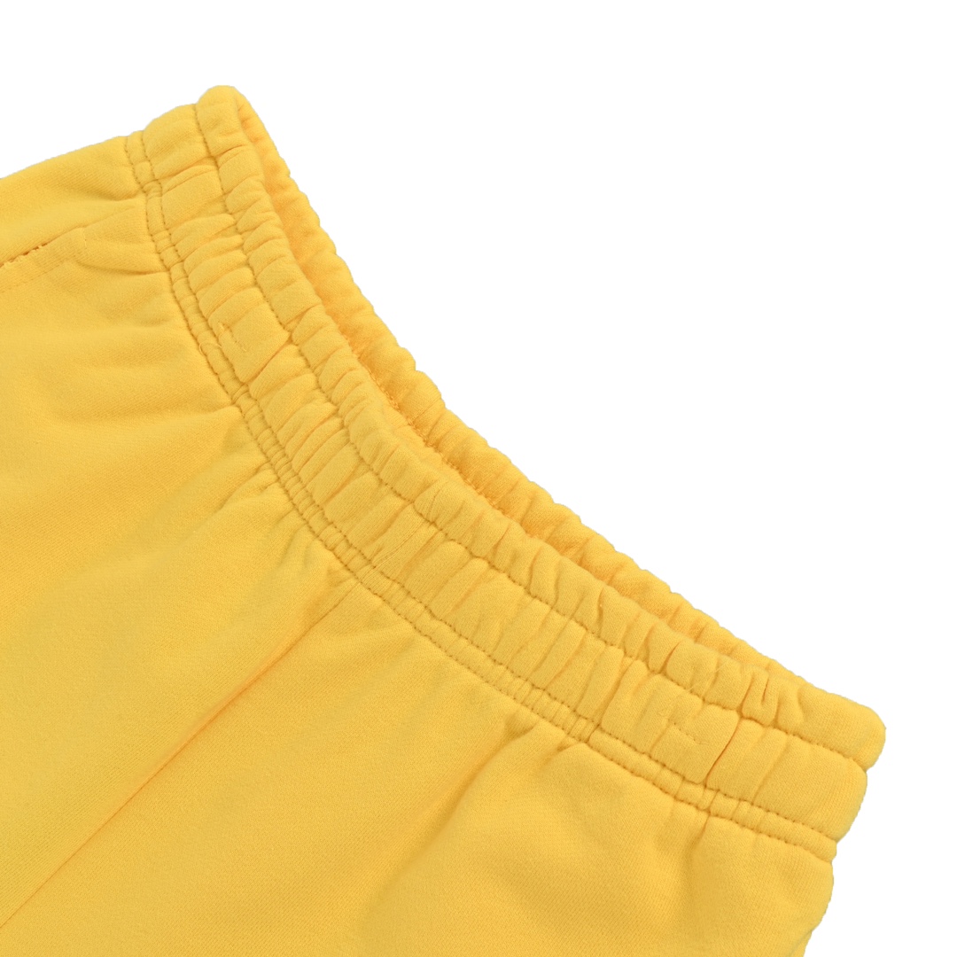 Balenciaga Sweat Shorts 'Faded Yellow' - FashionPlug
