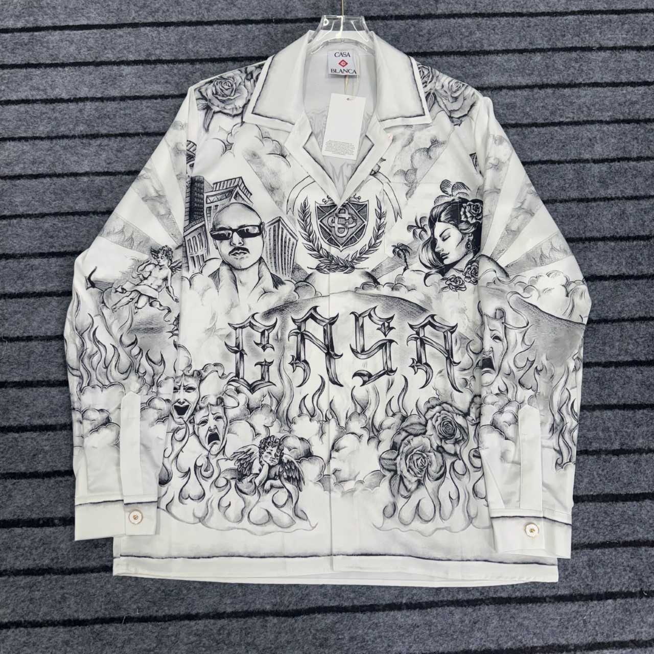 Casablanca Graphic-print Shirt - FashionPlug