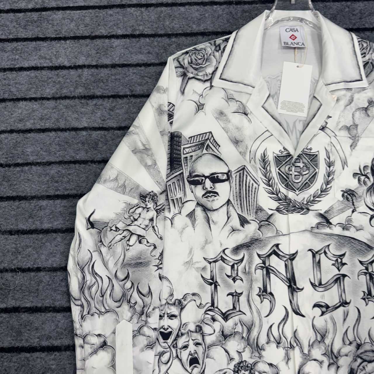 Casablanca Graphic-print Shirt - FashionPlug