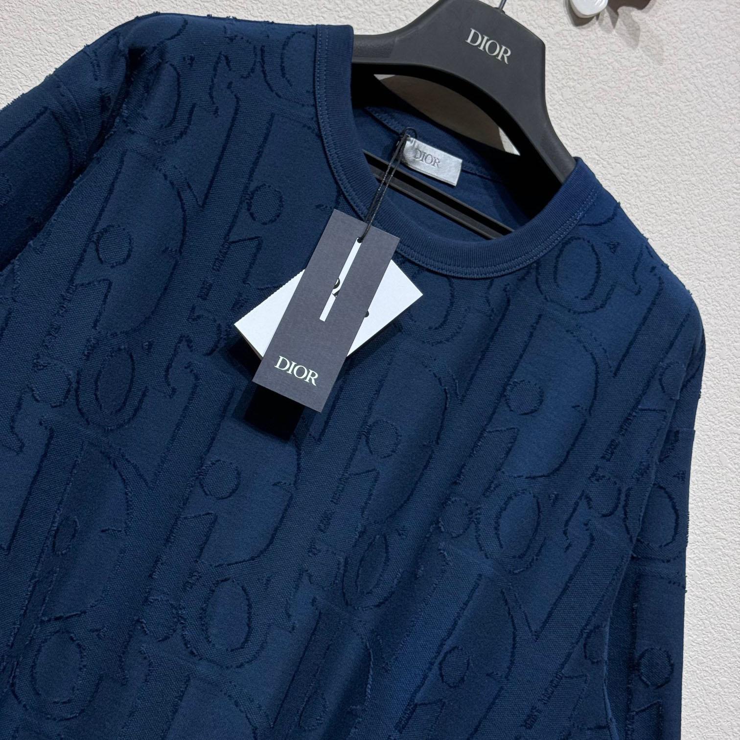 Dior Oblique T-Shirt, Relaxed Fit  - FashionPlug
