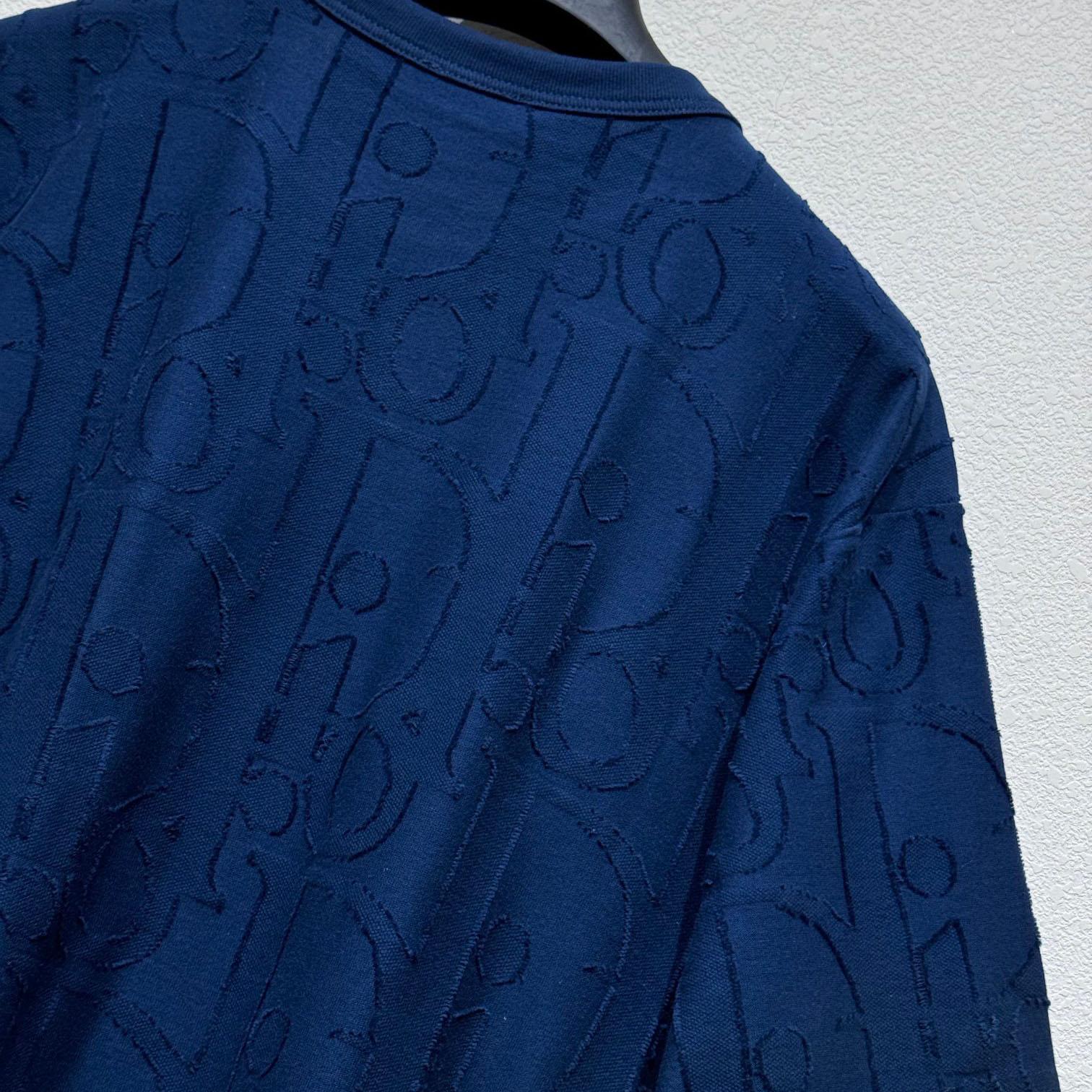 Dior Oblique T-Shirt, Relaxed Fit  - FashionPlug