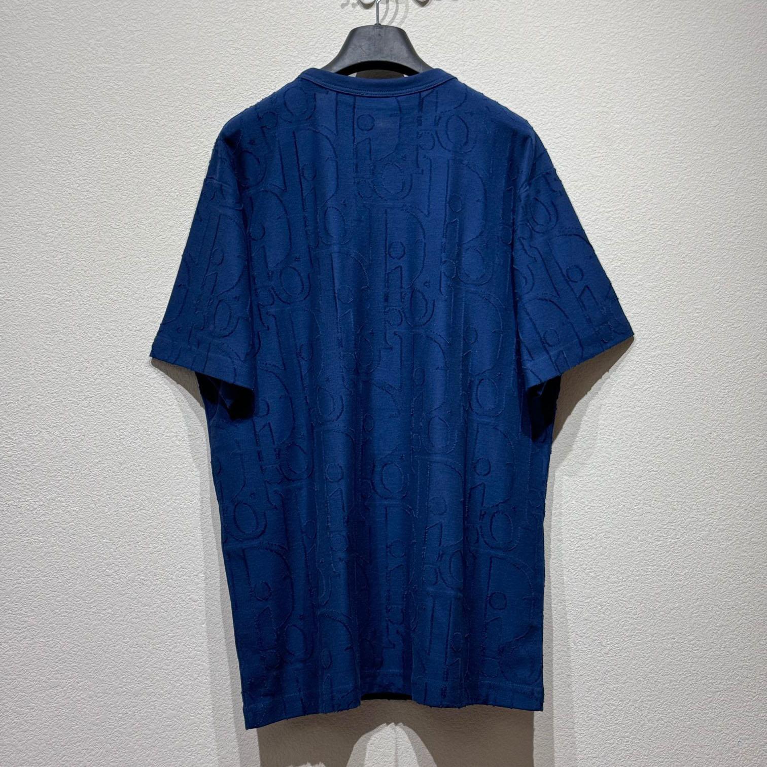 Dior Oblique T-Shirt, Relaxed Fit  - FashionPlug