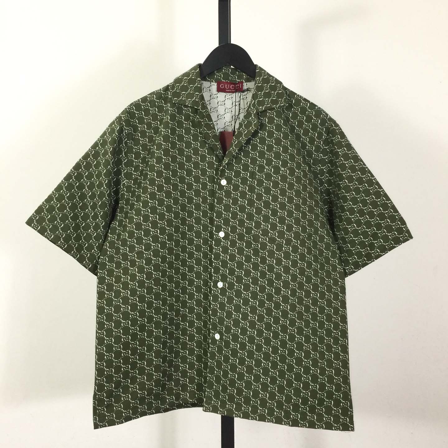 Gucci GG Linen Blend Canvas Shirt - FashionPlug