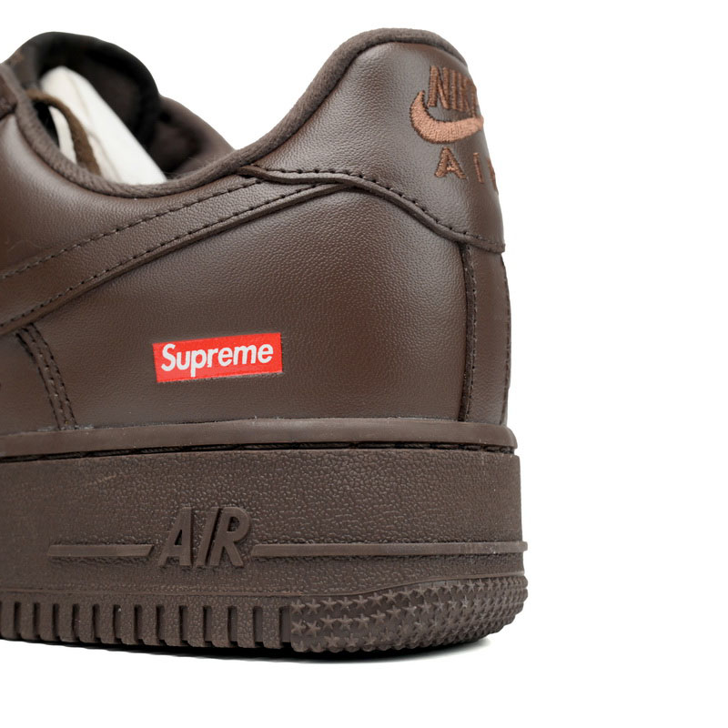 Supreme x Air Force 1 Low 'Box Logo - Baroque Brown' - FashionPlug