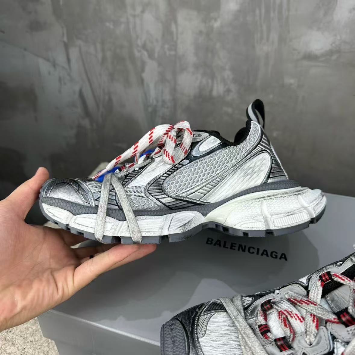 Balenciaga 3XL Sneaker In Grey - FashionPlug