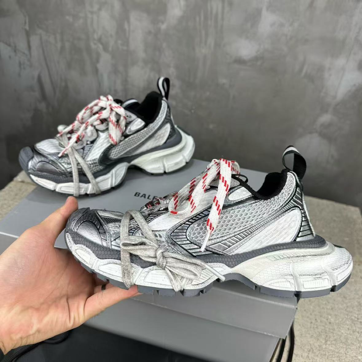 Balenciaga 3XL Sneaker In Grey - FashionPlug