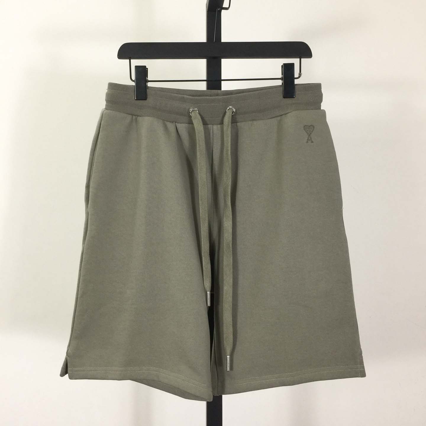 Ami De Embroidered Shorts - FashionPlug