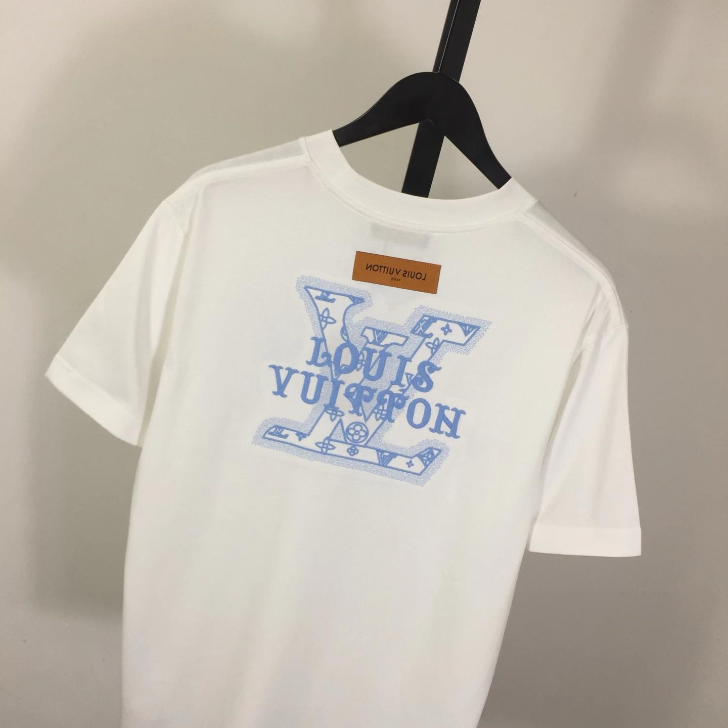 Louis Vuitton Cotton T-Shirt     - FashionPlug