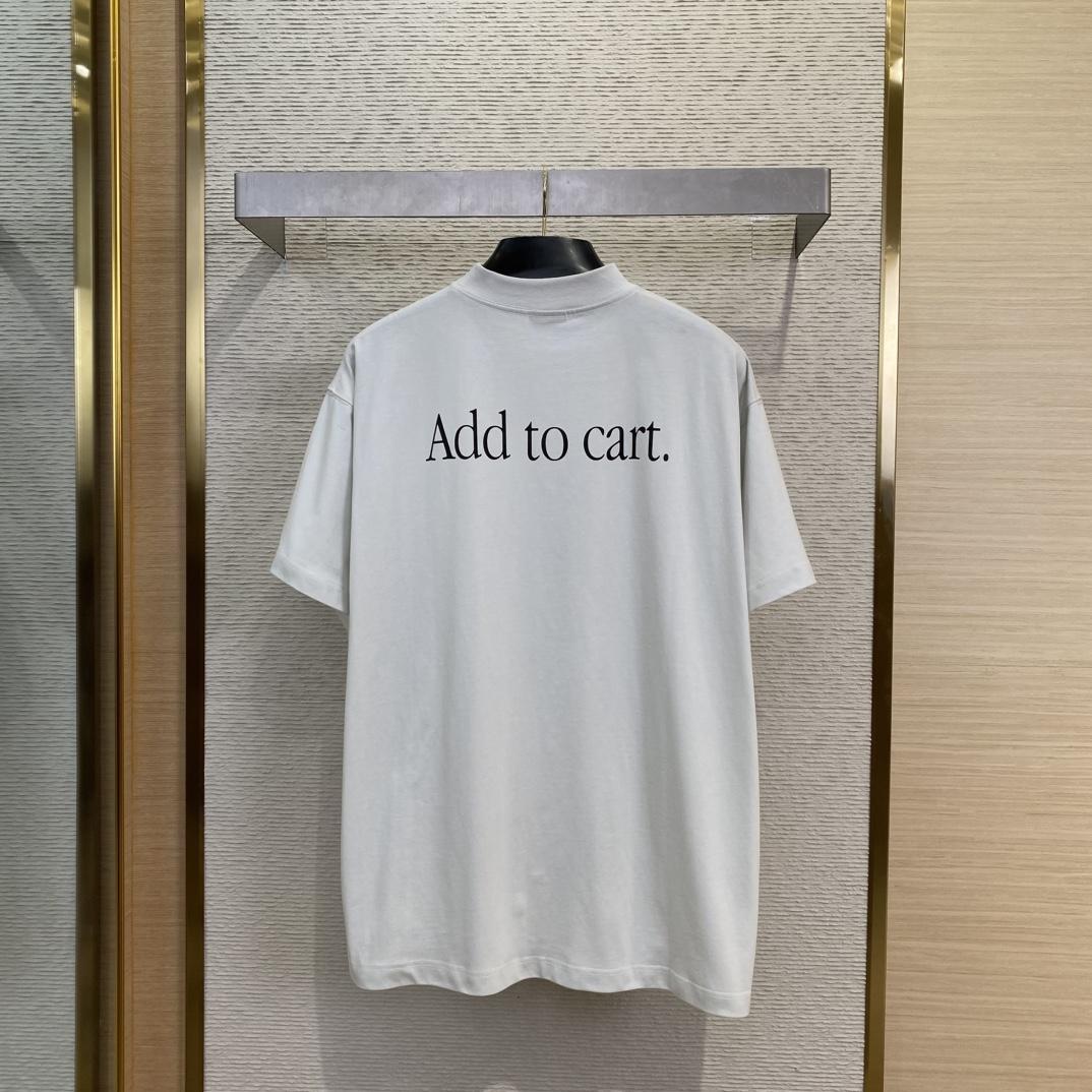 Balenciaga Basketball Sneaker T-Shirt Oversized In Dirty White - FashionPlug