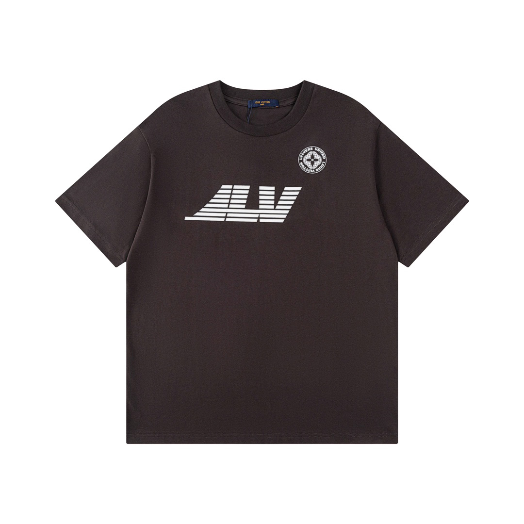 Louis Vuitton Washed Printed Cotton T-Shirt - FashionPlug