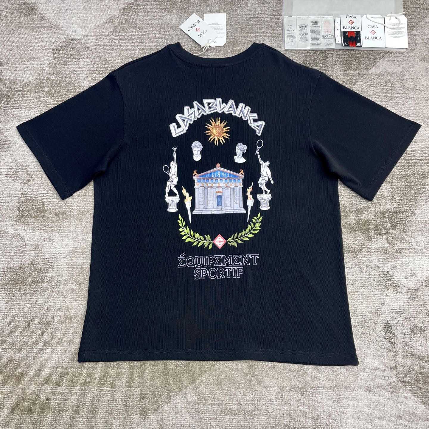 Casablanca Le Temple Du Sport T-Shirt    C958 - FashionPlug
