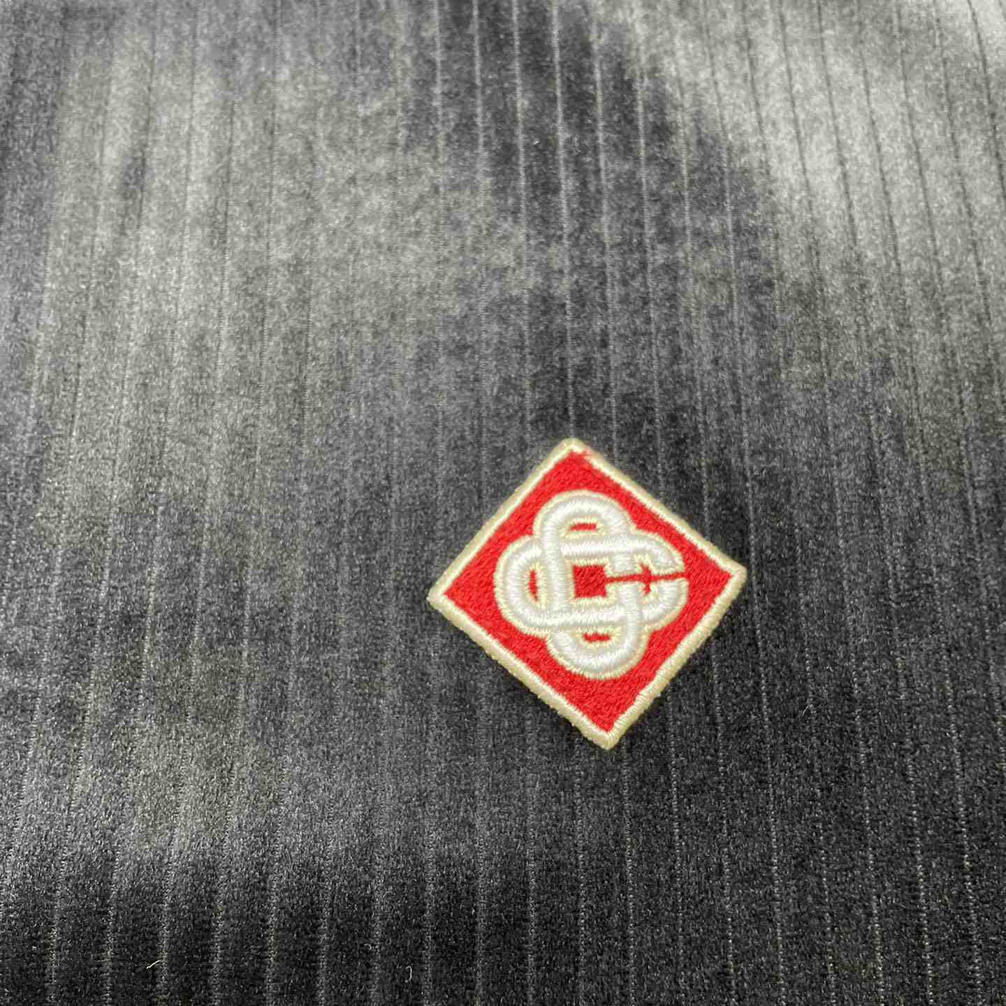 Casablanca Rib Velour Polo Shirt   c878 - FashionPlug