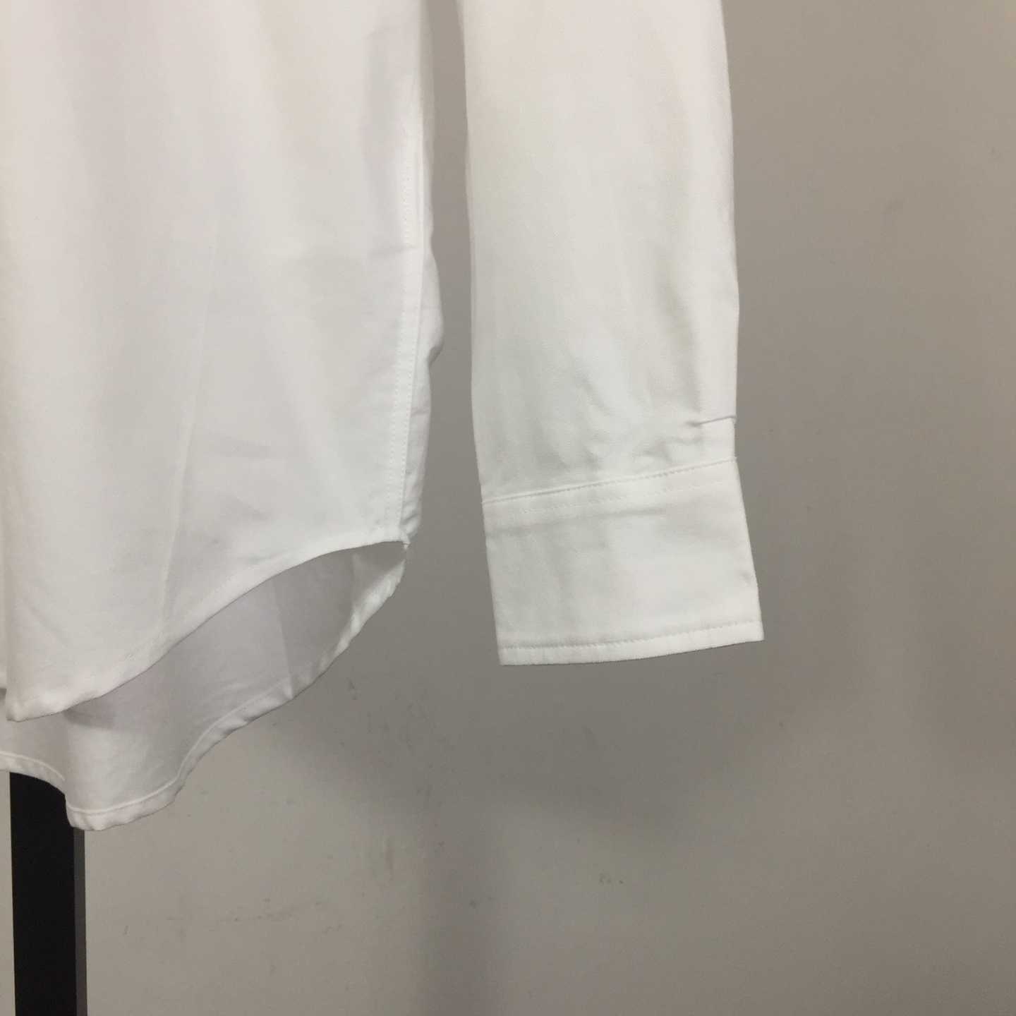 Louis Vuitton Embellished Long-Sleeved Cotton Shirt  1AGTQ5  - FashionPlug