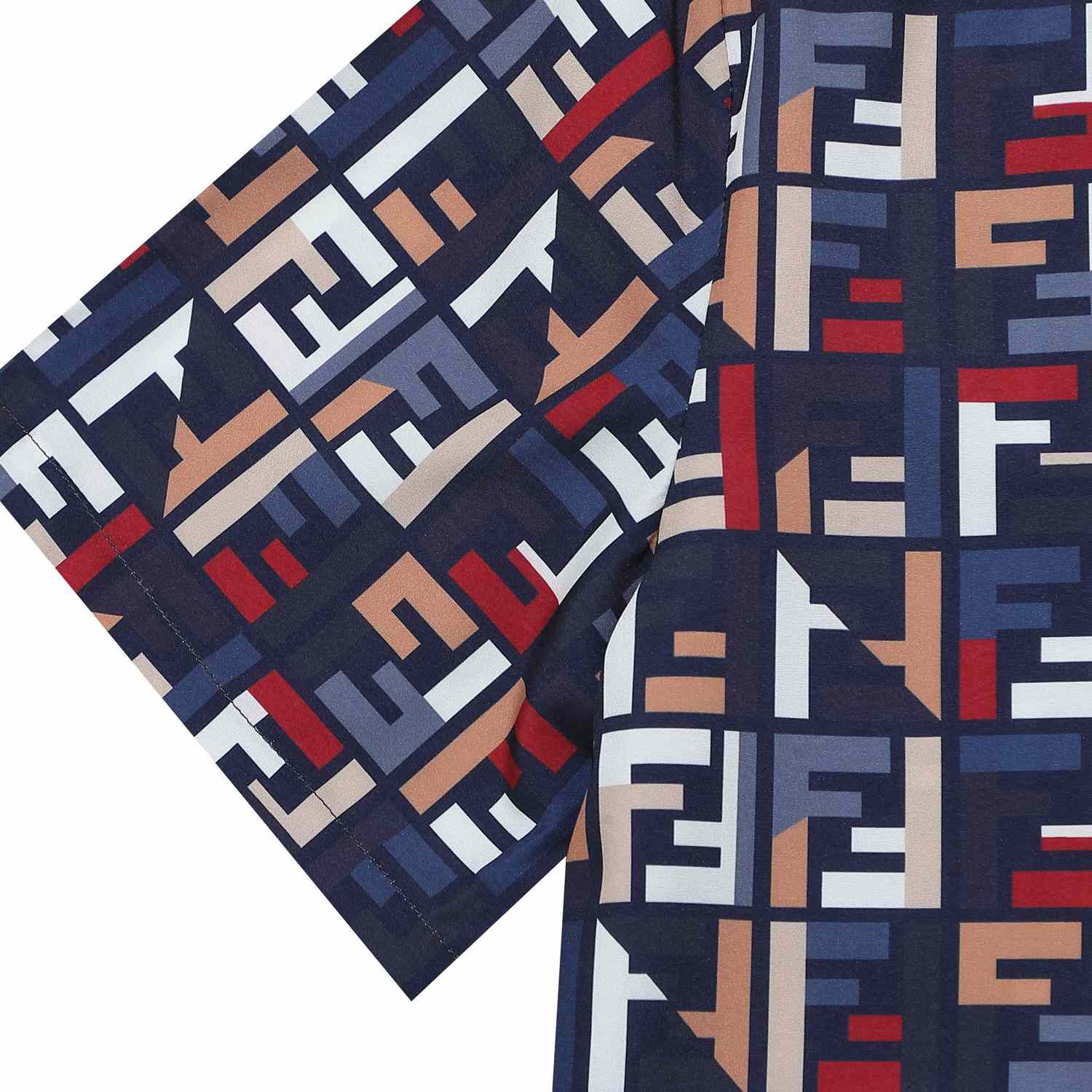 Fendi Silk Shirt And Short - FashionPlug