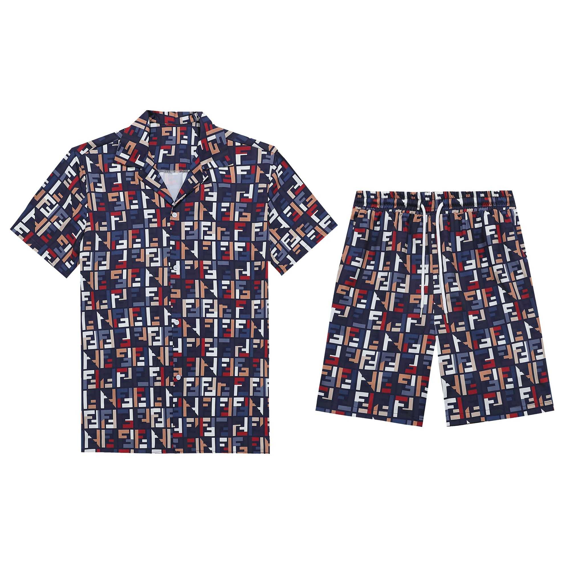 Fendi Silk Shirt And Short - FashionPlug