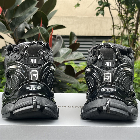 Balenciaga Runner Sneaker In Matte Black - FashionPlug