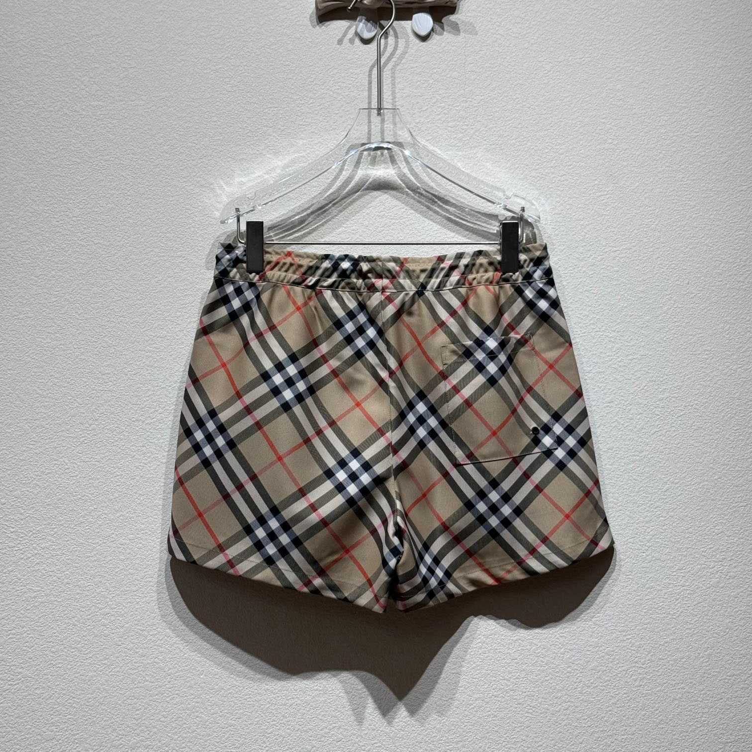 Burberry Check Swim Shorts - FashionPlug