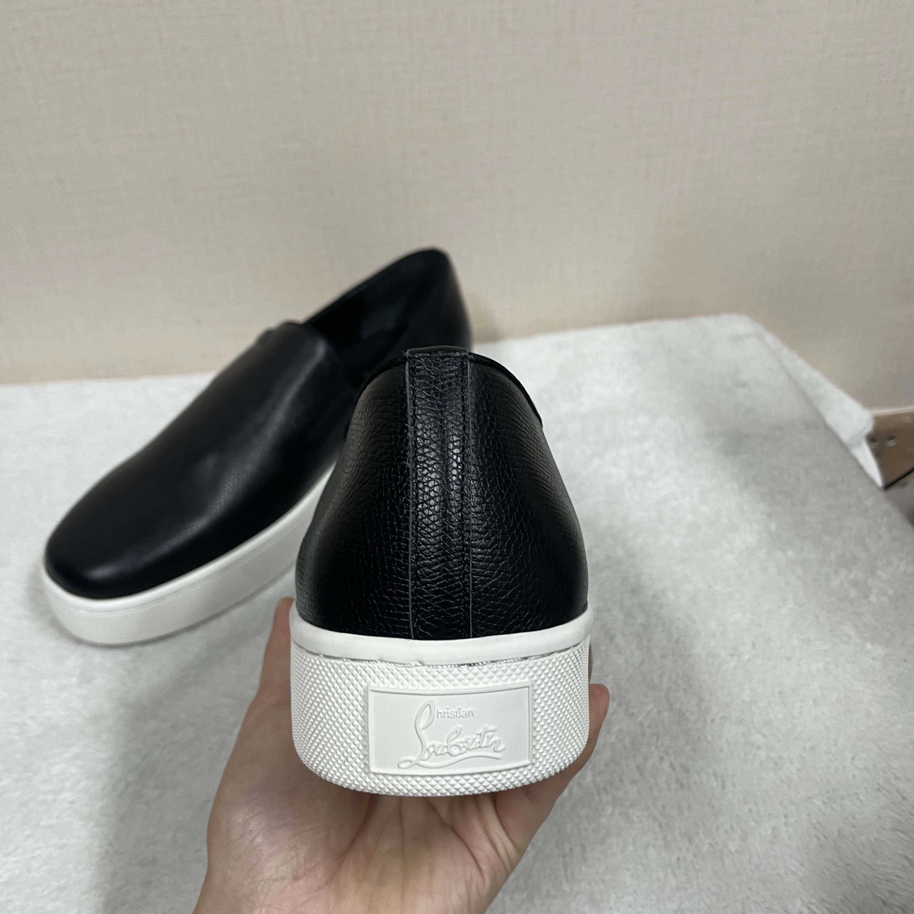 Christian Louboutin Boatissimo Slip-on Sneakers  - FashionPlug