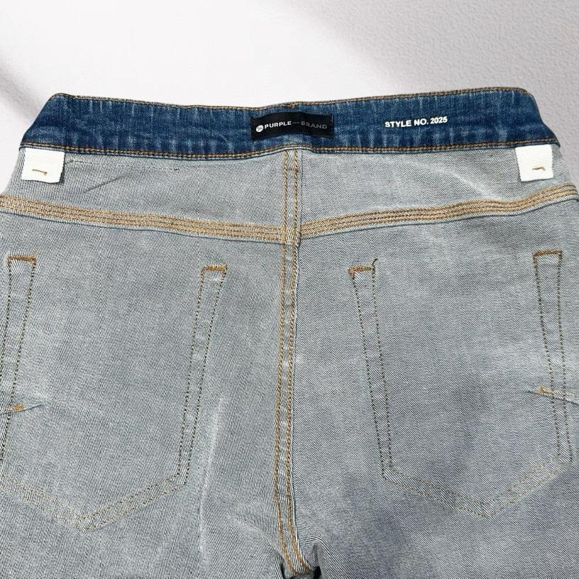 Purple-Brand Denim Shorts    6005 - FashionPlug