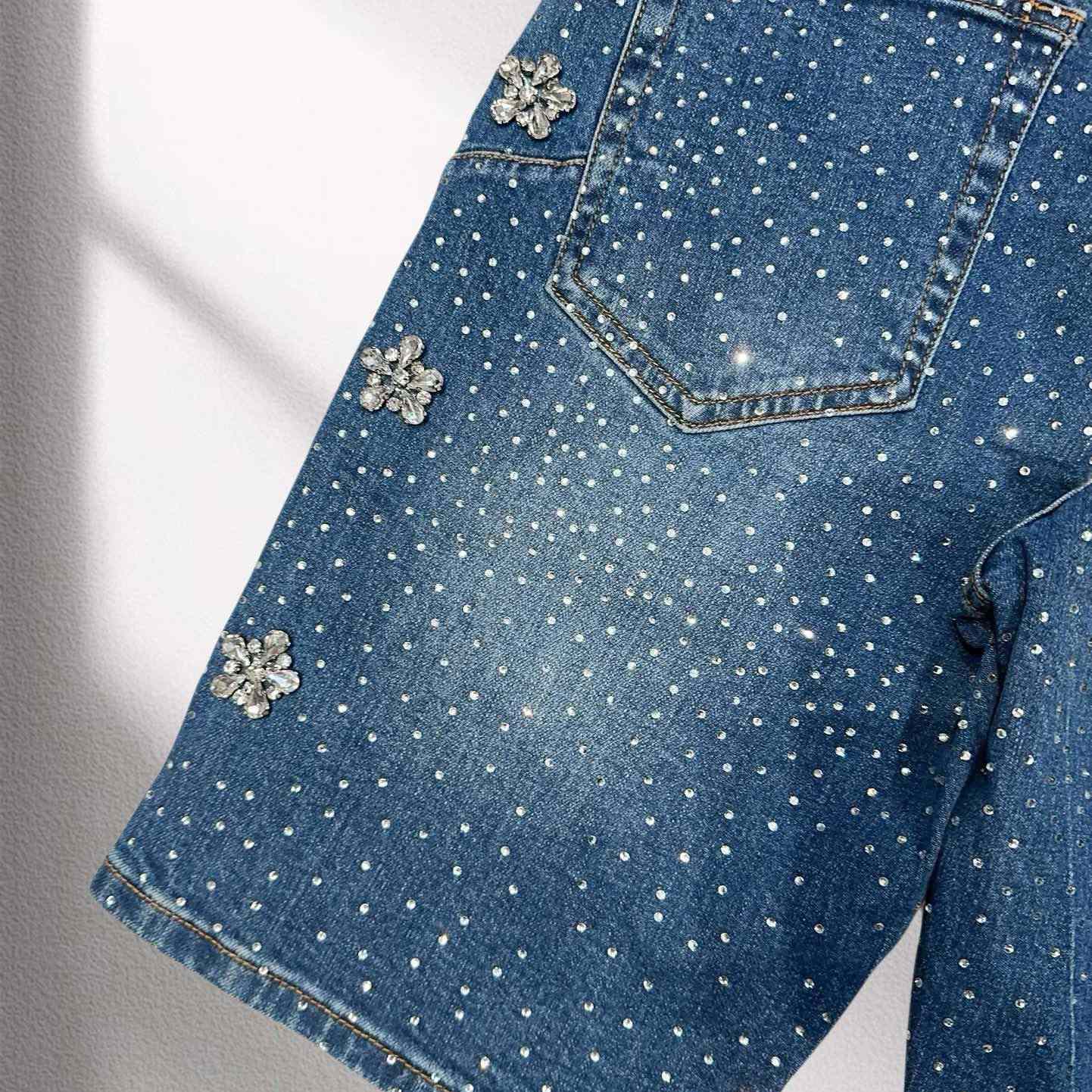 Purple-Brand Denim Shorts    6005 - FashionPlug