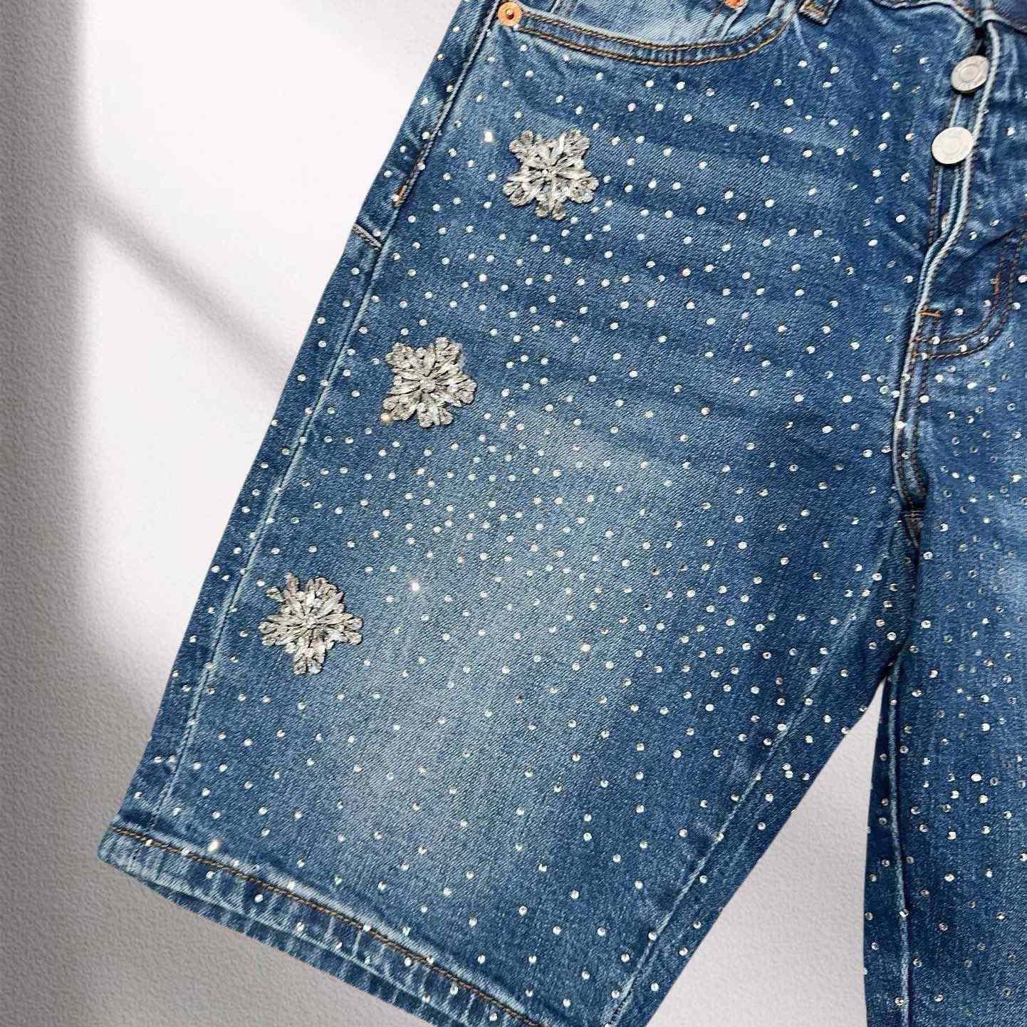 Purple-Brand Denim Shorts    6005 - FashionPlug