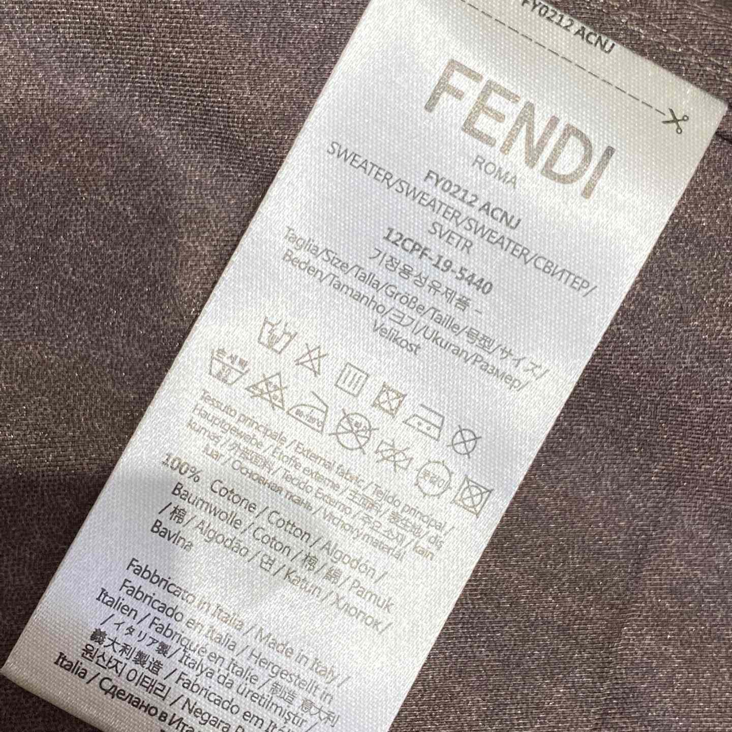 Fendi Brown Silk Shirt - FashionPlug