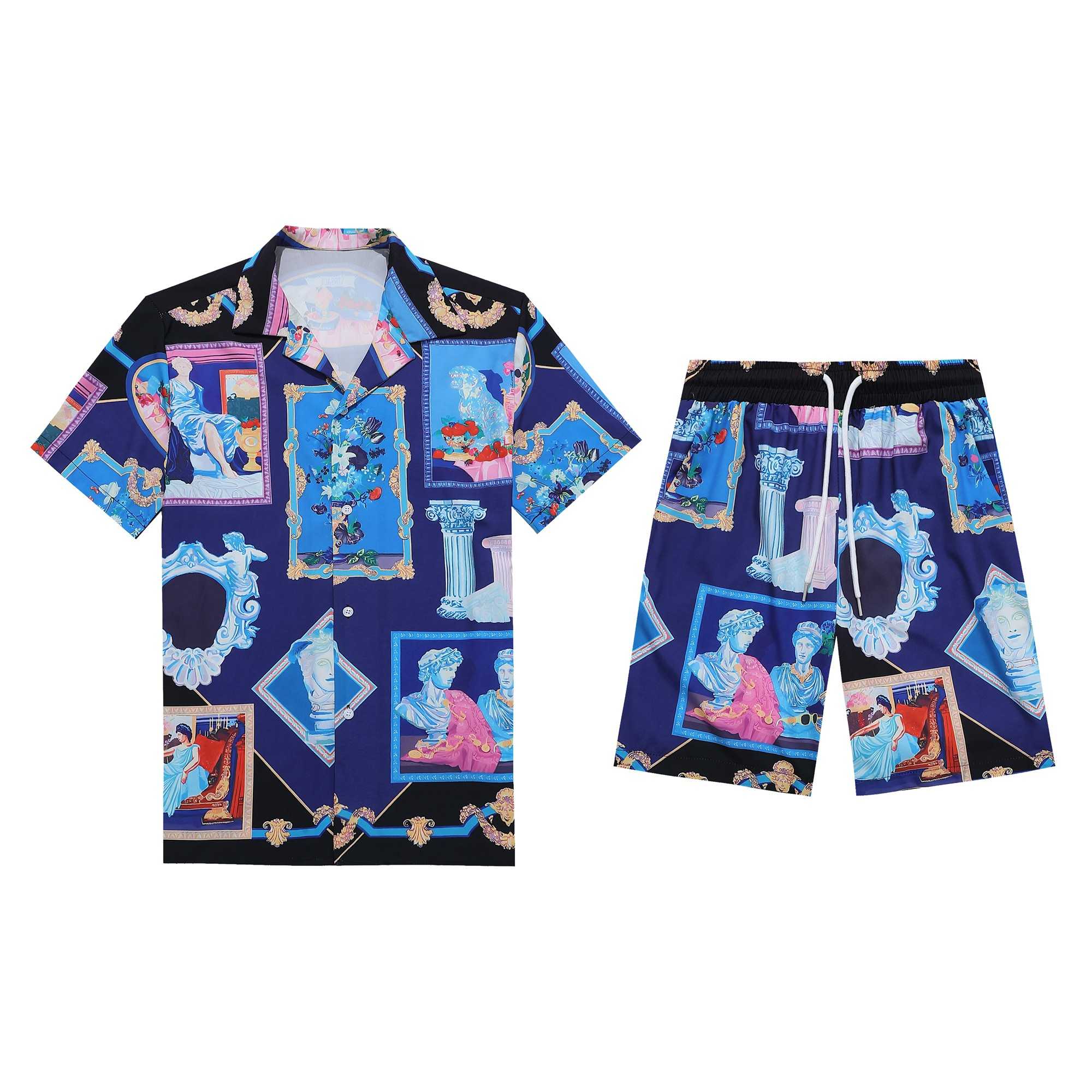 Versace Silk Shirt And Short - FashionPlug